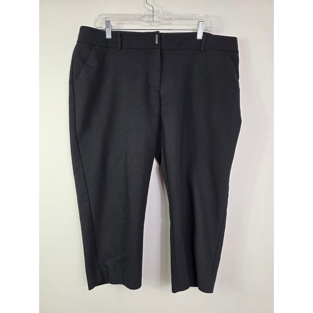 Apt 9 Black Capri Dress Pants Size 16